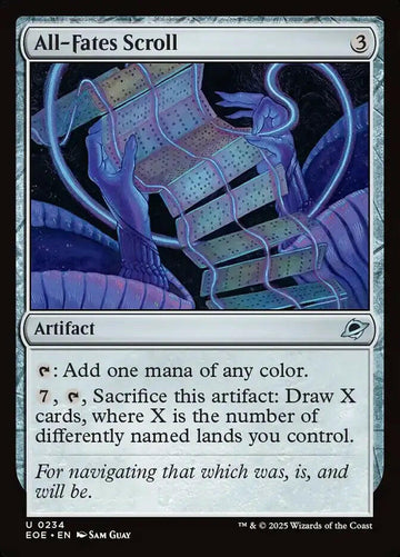 All-Fates Scroll (234) – foil – near_mint – en.