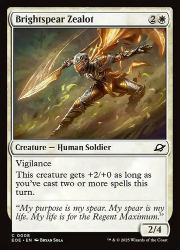 Brightspear Zealot (8) – foil – near_mint – en.