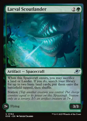 Larval Scoutlander (194) – foil – near_mint – en.