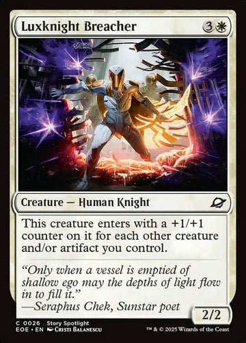 Luxknight Breacher (26) – foil – near_mint – en.