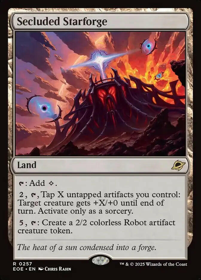 Secluded Starforge (257) – foil – near_mint – en.
