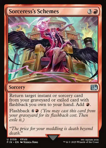 Sorceress's Schemes (159) – foil – near_mint – en.