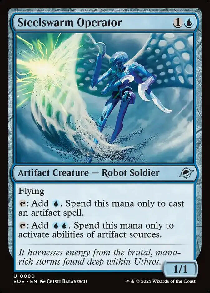 Steelswarm Operator (80) – foil – near_mint – en.