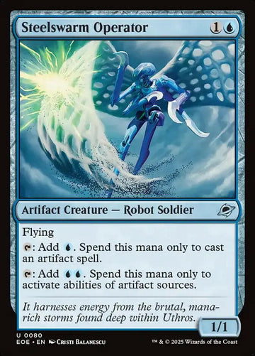 Steelswarm Operator (80) – foil – near_mint – en.