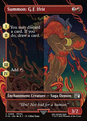 Summon: G.F. Ifrit (369) – foil – near_mint – en.