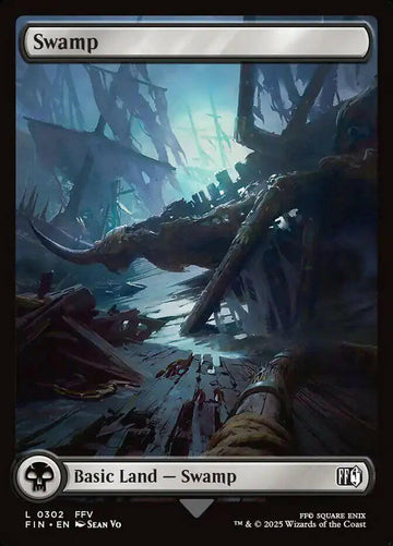 Swamp (302) – foil – near_mint – en.