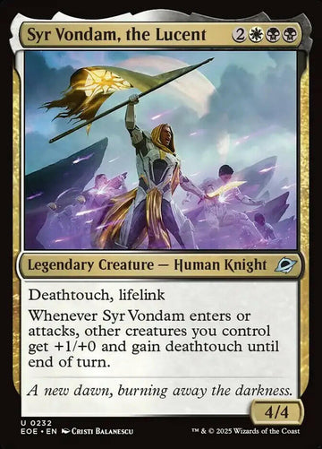 Syr Vondam, the Lucent (232) – foil – near_mint – en.