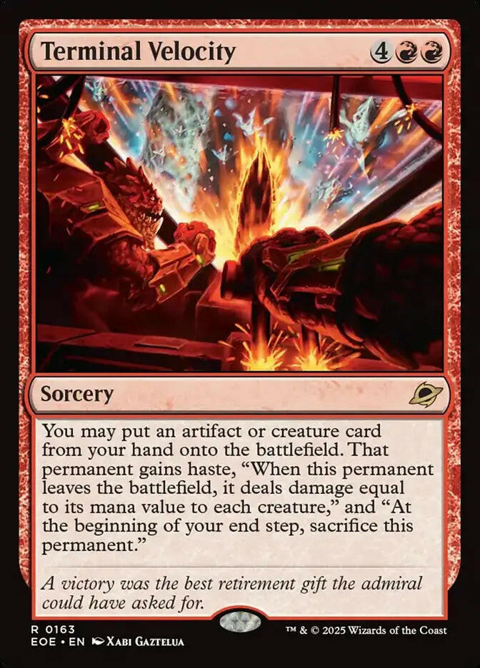 Terminal Velocity (163) – foil – near_mint – en.