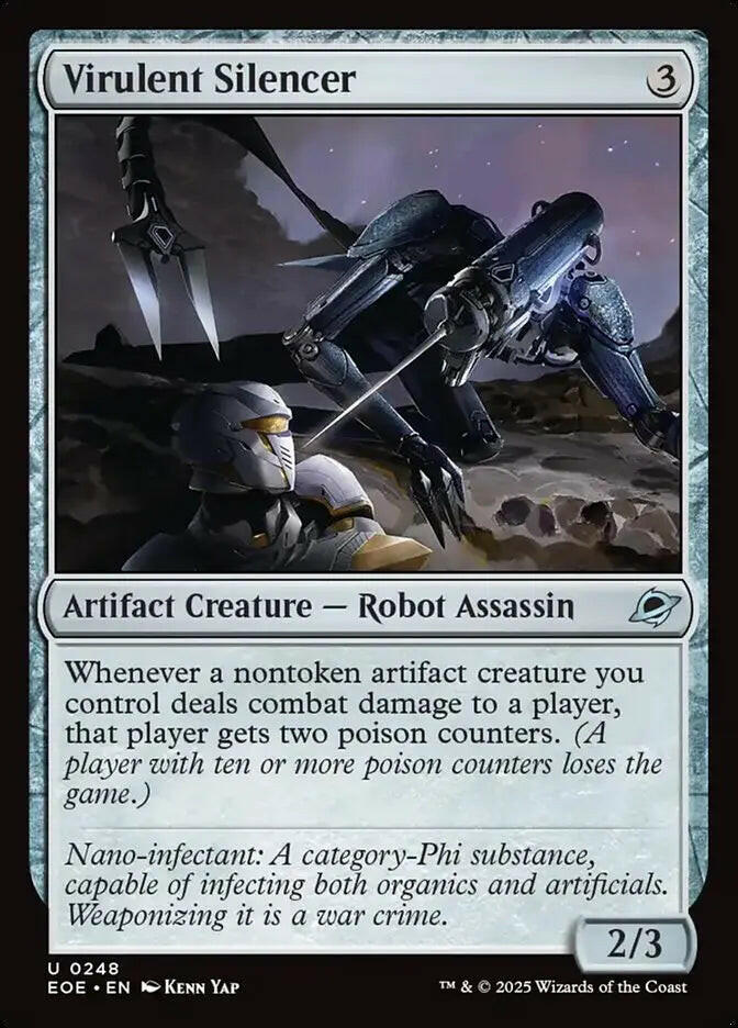 Virulent Silencer (248) – foil – near_mint – en.