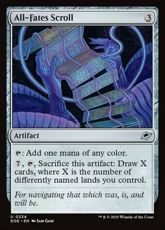 All-Fates Scroll (234) – foil – near_mint – en.
