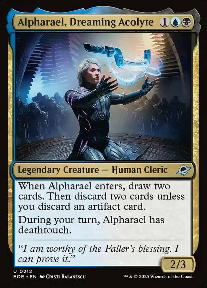 Alpharael, Dreaming Acolyte (212) – foil – near_mint – en.