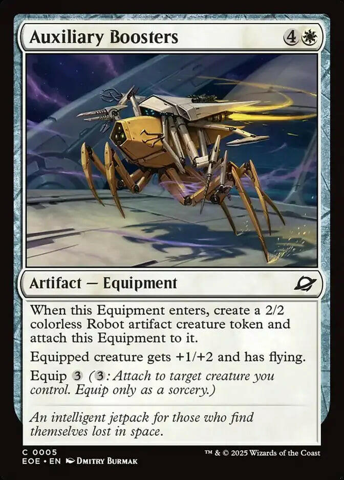 Auxiliary Boosters (5) – foil – near_mint – en.