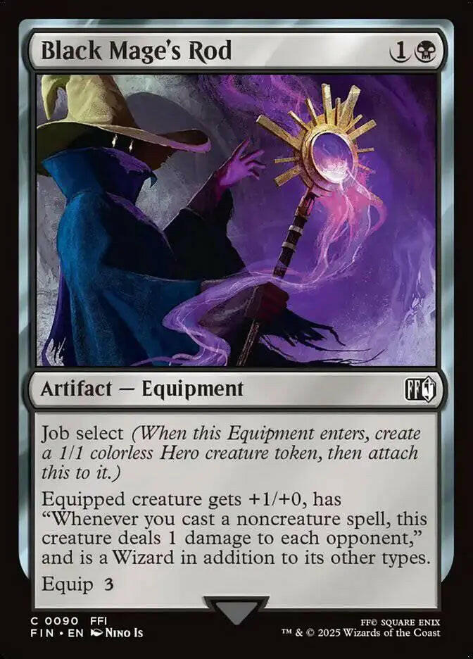 Black Mage's Rod (90) – near_mint – en.