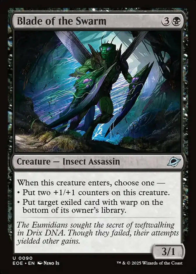 Blade of the Swarm (90) – foil – near_mint – en.
