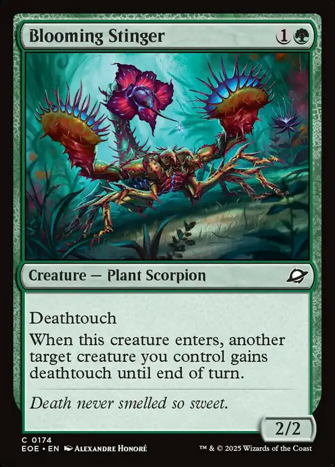 Blooming Stinger (174) – foil – near_mint – en.