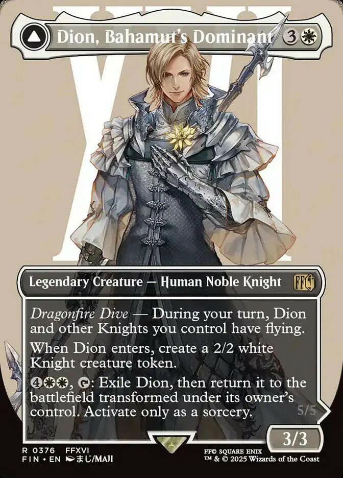Dion, Bahamut's Dominant // Bahamut, Warden of Light (376) – near_mint – en.