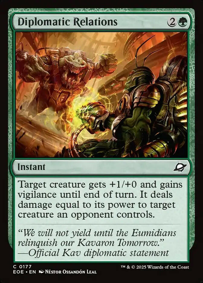 Diplomatic Relations (177) – foil – near_mint – en.