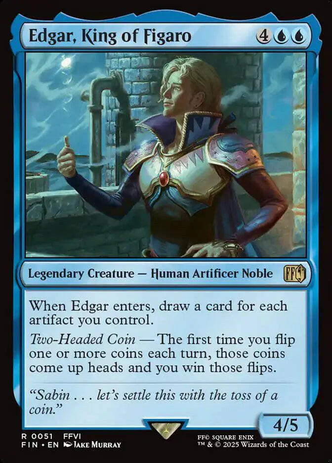 Edgar, King of Figaro (51) – near_mint – en.