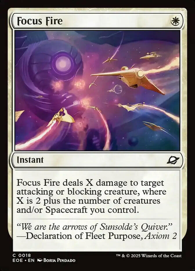Focus Fire (18) – foil – near_mint – en.