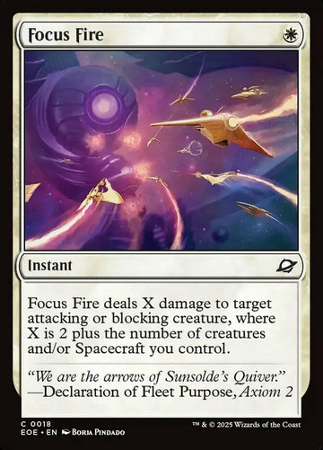 Focus Fire (18) – foil – near_mint – en.