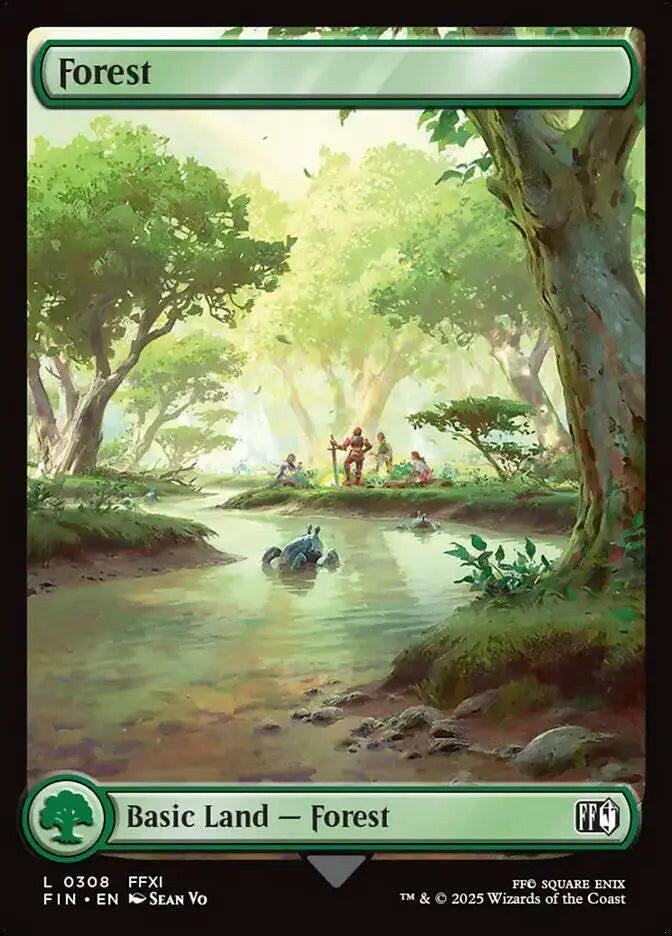 Forest (308) – foil – near_mint – en.