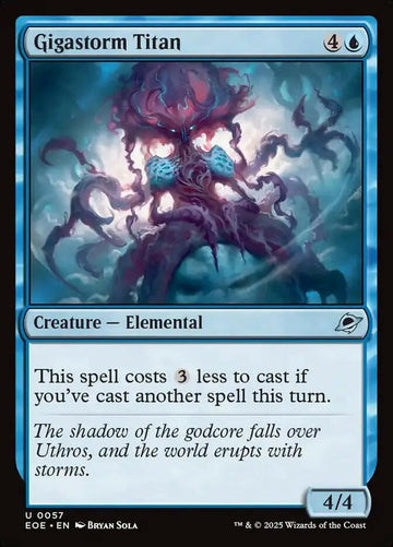 Gigastorm Titan (57) – foil – near_mint – en.