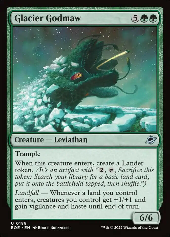 Glacier Godmaw (188) – foil – near_mint – en.