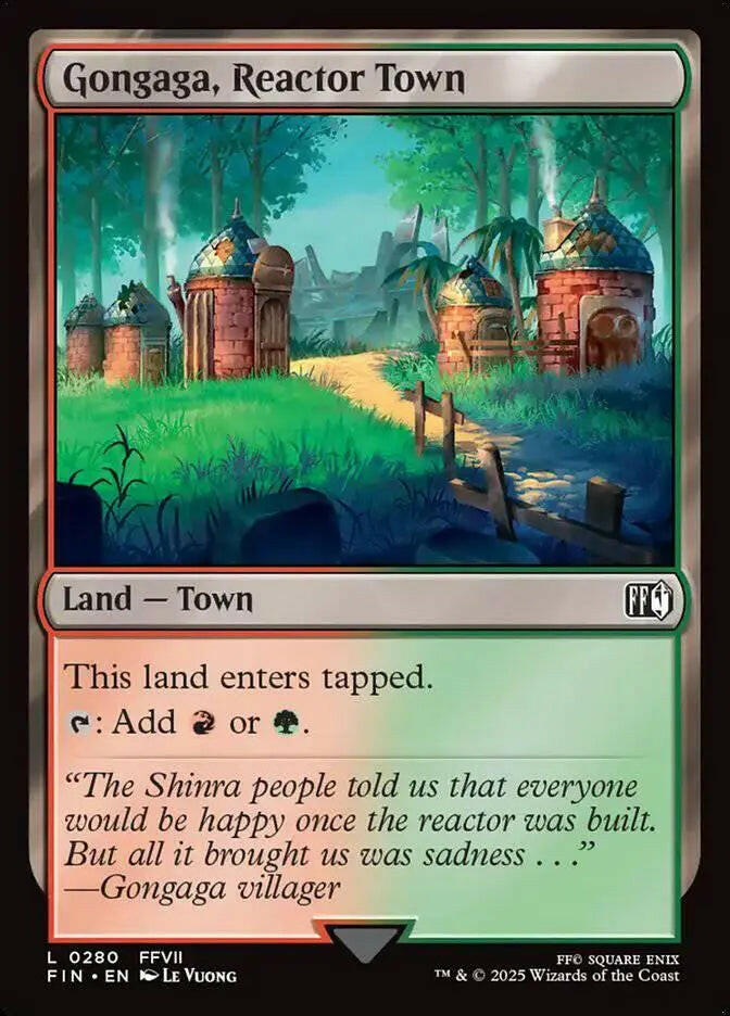 Gongaga, Reactor Town (280) – foil – near_mint – en.