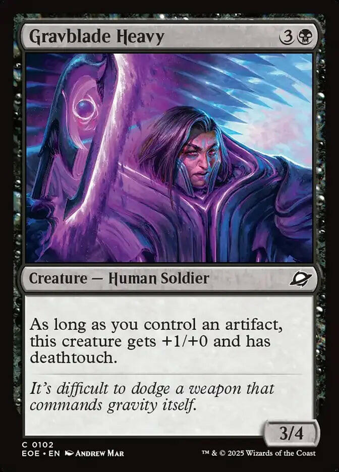 Gravblade Heavy (102) – foil – near_mint – en.