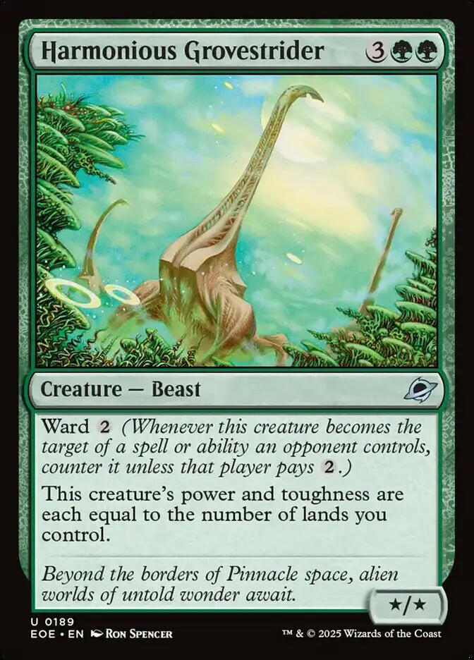 Harmonious Grovestrider (189) – foil – near_mint – en.