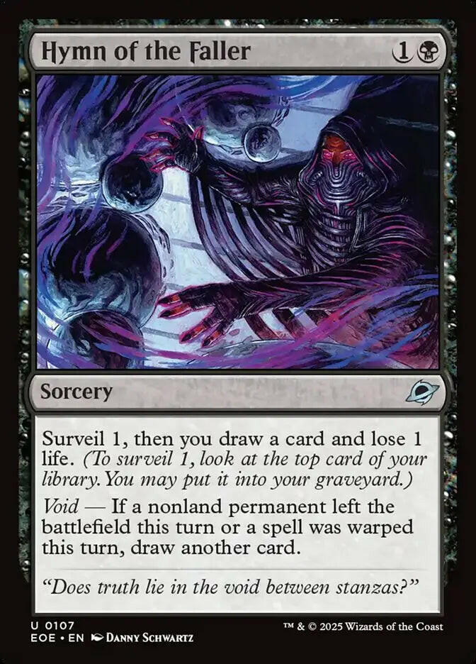 Hymn of the Faller (107) – foil – near_mint – en.