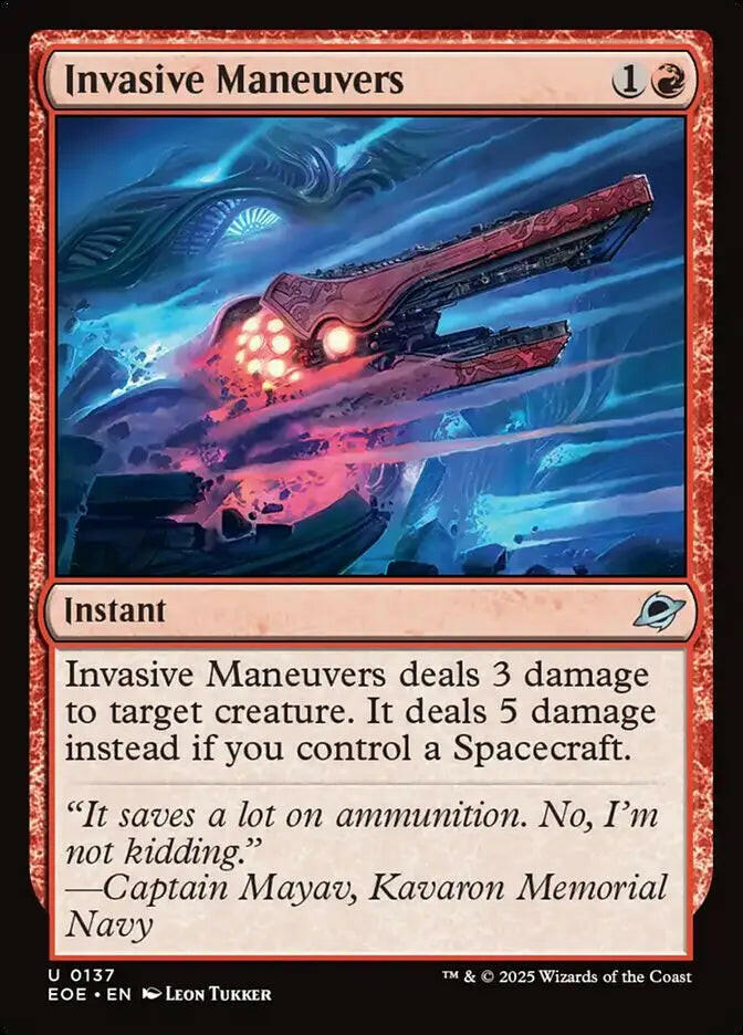 Invasive Maneuvers (137) – foil – near_mint – en.