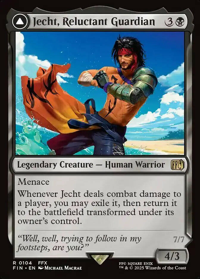 Jecht, Reluctant Guardian // Braska's Final Aeon (104) – near_mint – en.