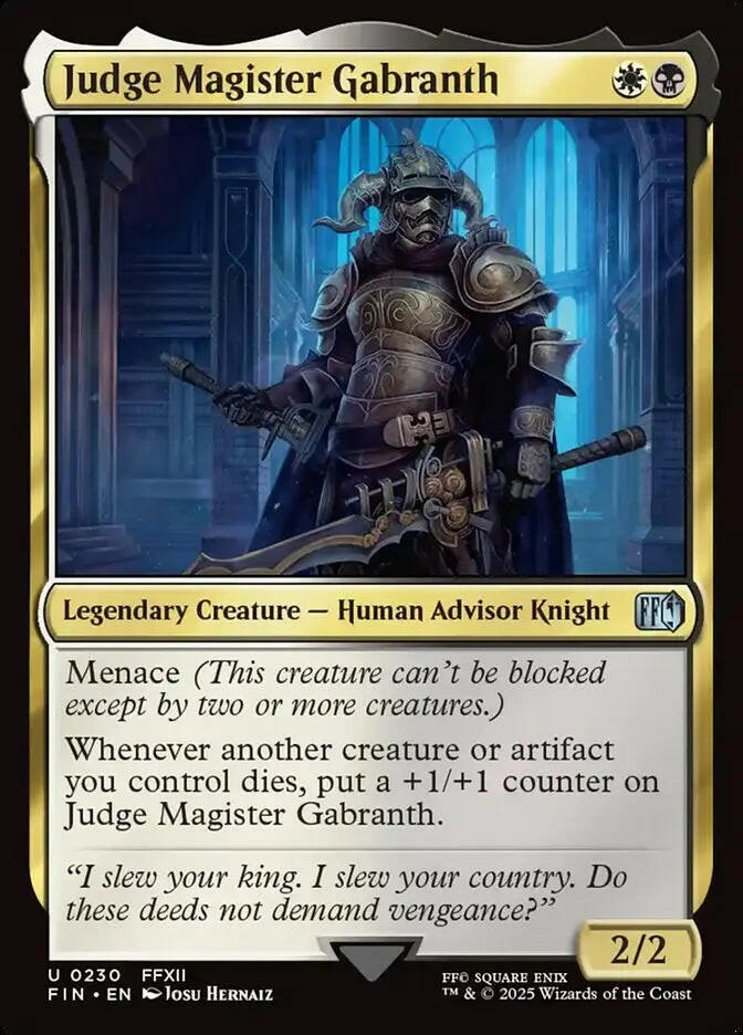 Judge Magister Gabranth (230) – near_mint – en.