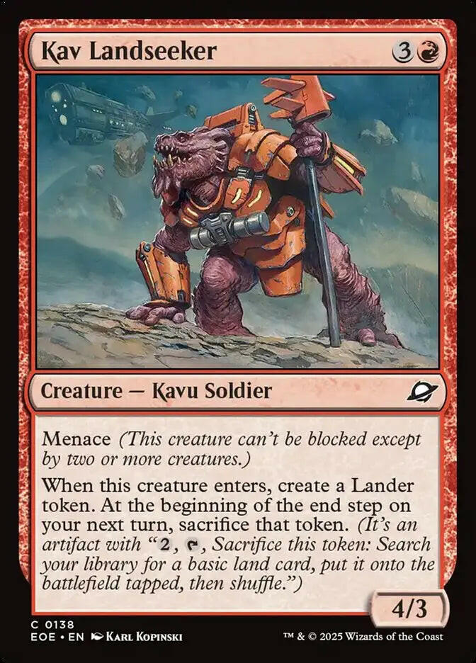 Kav Landseeker (138) – foil – near_mint – en.