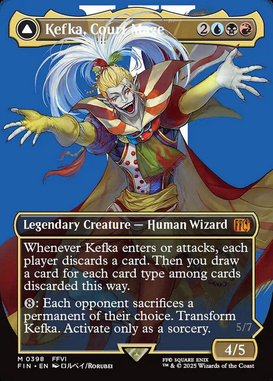 Kefka, Court Mage // Kefka, Ruler of Ruin (398) – foil – near_mint – en