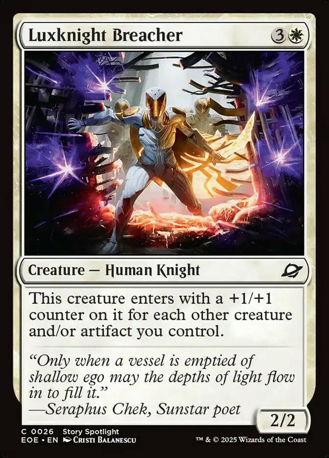 Luxknight Breacher (26) – foil – near_mint – en.