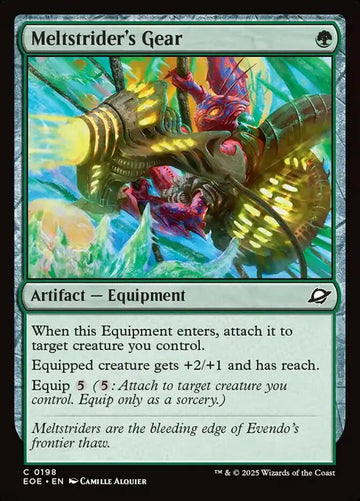 Meltstrider's Gear (198) – foil – near_mint – en.