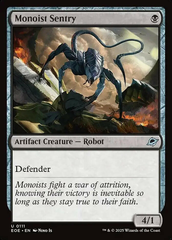 Monoist Sentry (111) – foil – near_mint – en.
