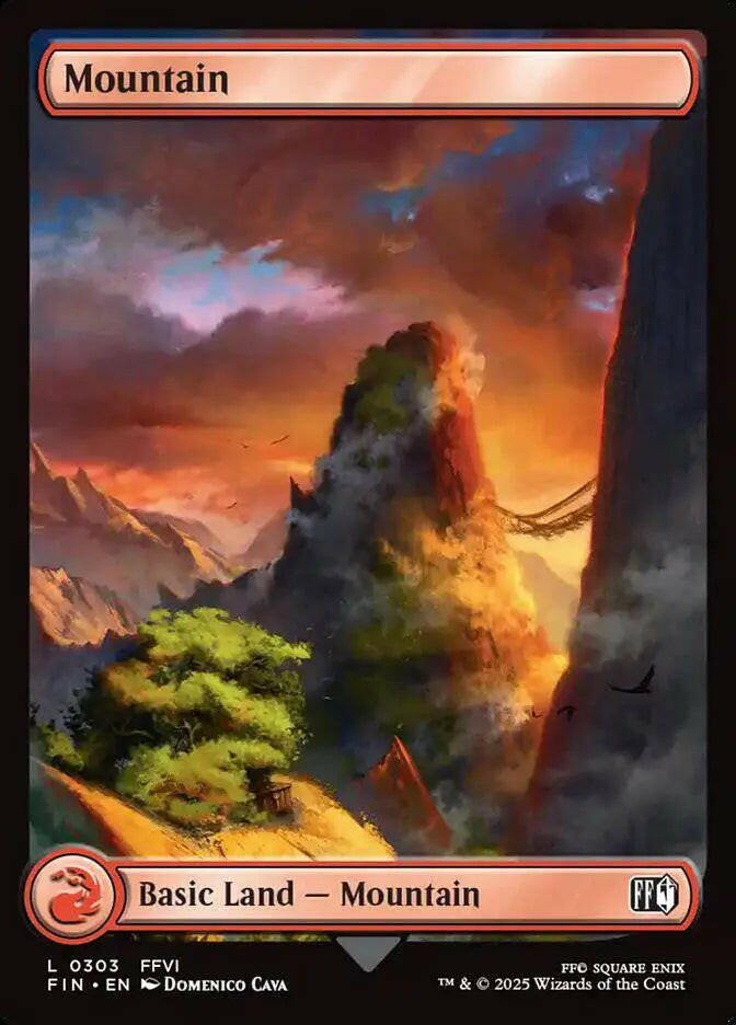 Mountain (303) – foil – near_mint – en.