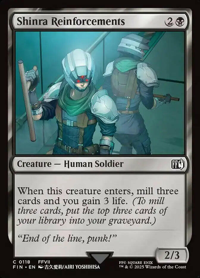 Shinra Reinforcements (118) – foil – near_mint – en.