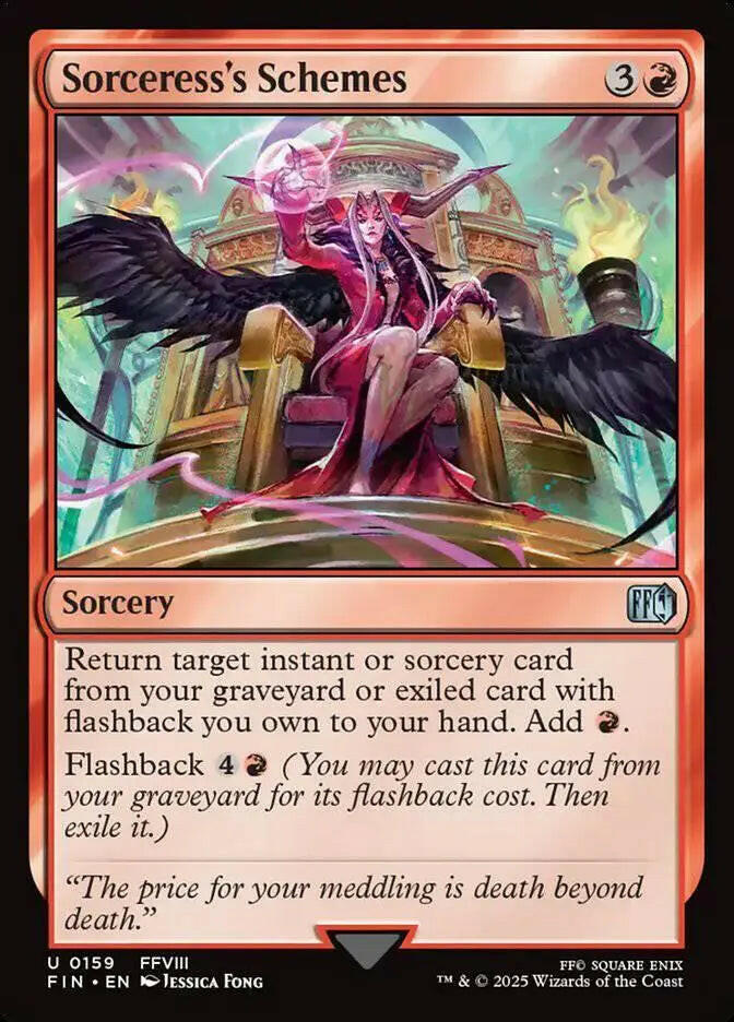 Sorceress's Schemes (159) – foil – near_mint – en.