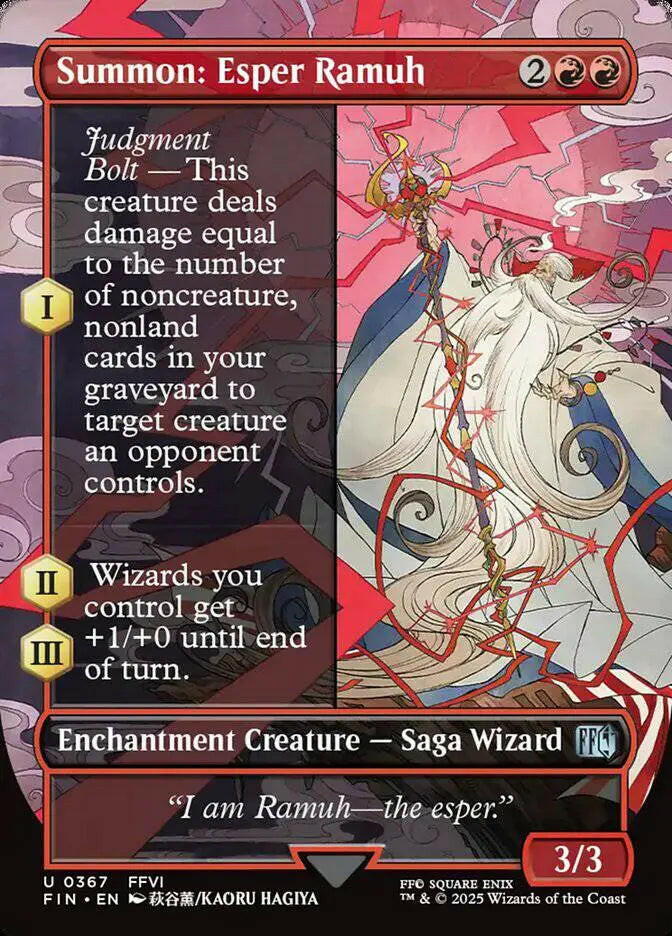 Summon: Esper Ramuh (367) – foil – near_mint – en.