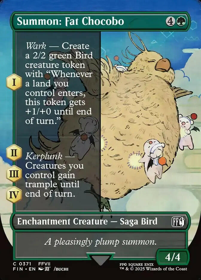 Summon: Fat Chocobo (371) – foil – near_mint – en.