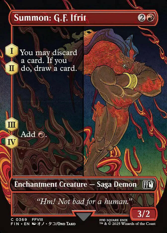 Summon: G.F. Ifrit (369) – foil – near_mint – en.