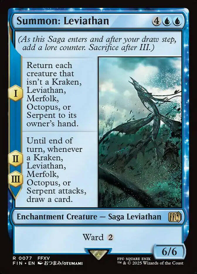 Summon: Leviathan (77) – foil – near_mint – en.