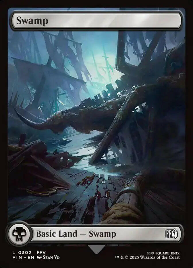 Swamp (302) – foil – near_mint – en.