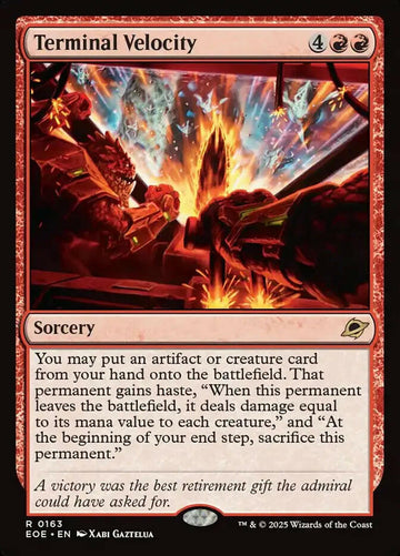 Terminal Velocity (163) – foil – near_mint – en.