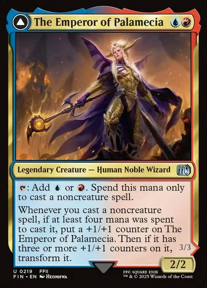 The Emperor of Palamecia // The Lord Master of Hell (219) – foil – near_mint – en.