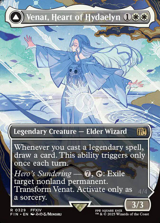 Venat, Heart of Hydaelyn // Hydaelyn, the Mothercrystal (329) – foil – near_mint – en